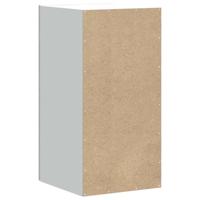 Keukenwandkast Kalmar bewerkt hout betongrijs - thumbnail