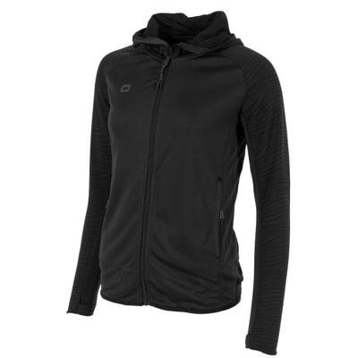 Stanno 408610 Functionals Hooded Full Zip Top Ladies II - Black-Anthracite - 2XL