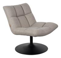 Dutchbone Fauteuil 'Bar' kleur Lichtgrijs - thumbnail