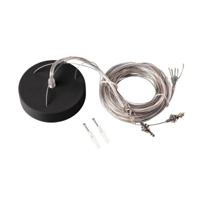 SLV MEDO 1001952 Touwophanging Zwart - thumbnail