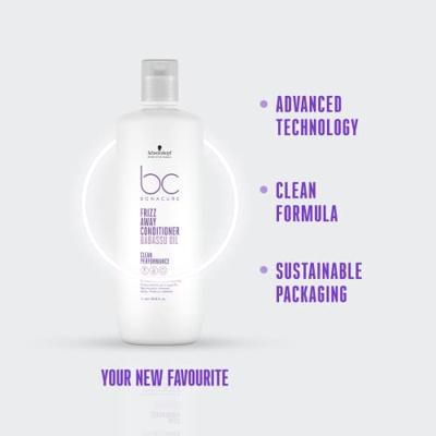 Schwarzkopf BonaCure Clean Performance Frizz Away Conditioner 1000ml
