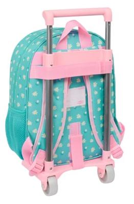 Schoolrugzak met Wielen Peppa Pig Pretty flowers Geel Munt 26 x 11 x 67 cm 26 x 34 x 11 cm Schoolrugzak met Wielen Peppa Pig Pretty flowers Geel Munt 26 x 11 x 67 cm 26 x 34 x 11 cm
