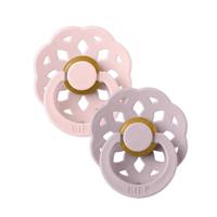 Bibs Fopspeen maat 1 blossom lila 2 Stuks - thumbnail