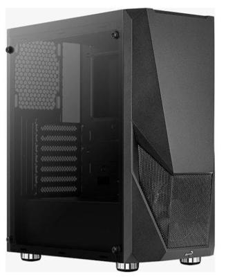 Behuizing Aerocool PGS Zauron FRGB-G-BK-V1 Zwart