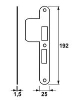 SLUITPLAAT ROND 7425258155ER - thumbnail