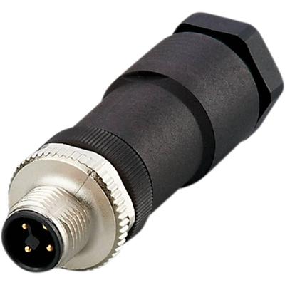 ifm Electronic E12500 Sensor/actuator connector, niet geassembleerd Aantal polen (sensoren): 4 Stekker, recht 1 stuk(s)