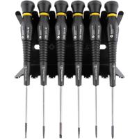 Bernstein Tools for Electronics Bernstein Werkzeugfabrik Schroevendraaierset ESD 6-delig Plat, Kruiskop Phillips - thumbnail