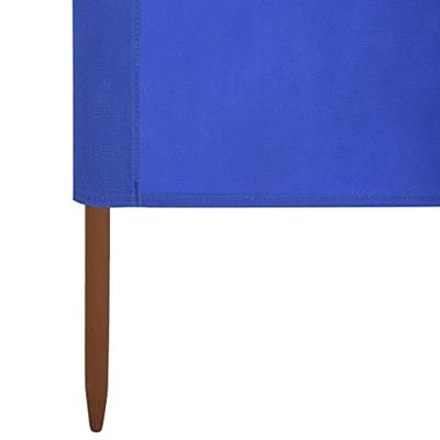 VidaXL Windscherm 6-panelen 800x120 cm stof azuurblauw