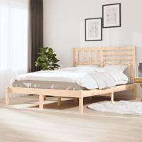 Bedframe zonder matras massief grenenhout 120x190 cm - thumbnail