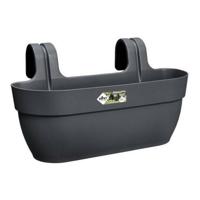 ELHO - Bloempot - Vibia Campana Easy Hanger Large - Antraciet - Buitenbalkon - L 24,1 x B 46 x H 26,5 cm - thumbnail
