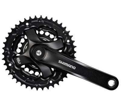 Shimano - crankstel tourney fc-ty501 42-34-24 175mm zwart Shimano - crankstel tourney fc-ty501 42-34-24 175mm zwart