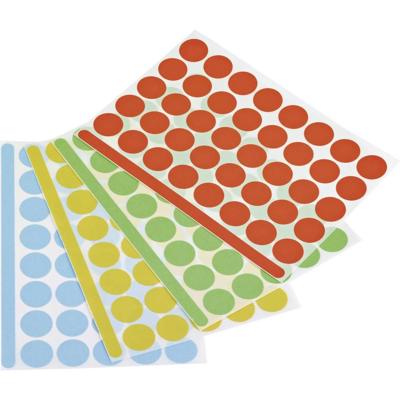 magnetoplan 1111526 Etiketten voor markeringspunten Ø 19 mm Blauw, Groen, Rood, Geel 1200 stuk(s)