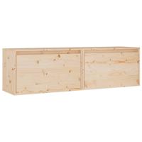 Wandkasten 2 st 60x30x35 cm massief grenenhout - thumbnail