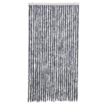 VidaXL Vliegengordijn 100x200 cm chenille zilver