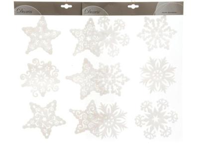 Raamsticker l29,5h40 cm sneeuw a2 - Decoris