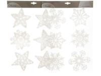 Raamsticker l29,5h40 cm sneeuw a2 kerstversiering Decoris - Decoris - thumbnail