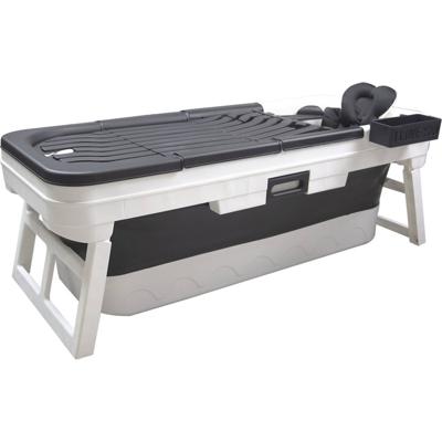 LIFEBATH - Opvouwbaar bad - Mobiele badkuip - Inklapbare zitbad - incl. badkussen - 150 x 60 x 53 cm