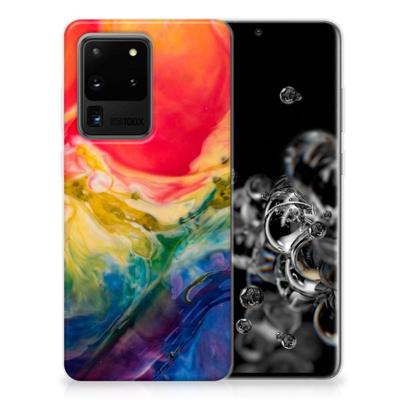 Smartphone hoesje Samsung Galaxy S20 Ultra Watercolor Dark