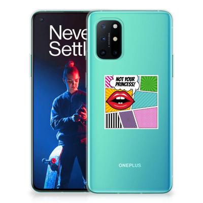 OnePlus 8T | Sillicone Back Cover | Popart Princess OnePlus 8T | Sillicone Back Cover | Popart Princess