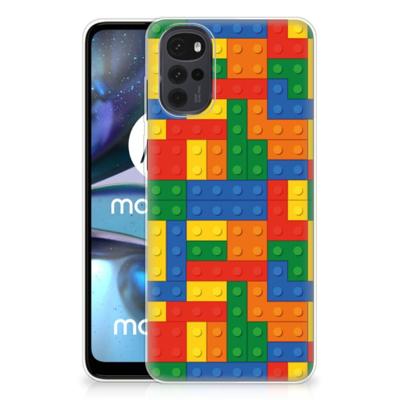 Motorola Moto G22 | TPU bumper | Blokken Motorola Moto G22 | TPU bumper | Blokken