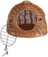 TRIXIE ROTAN KATTENMAND MET DEUR ø 50CM - thumbnail