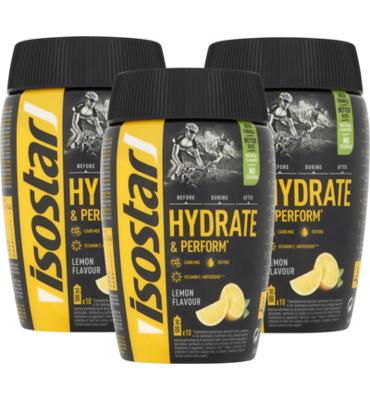 Isostar Sportdrank Poeder Hydrate & Perform Lemon Isostar Sportdrank Poeder Hydrate & Perform Lemon