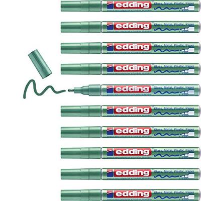 Paintmarker edding 751 oliebasis 1-2mm mtl groen | 10 stuks Paintmarker edding 751 oliebasis 1-2mm mtl groen | 10 stuks