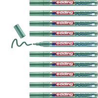 Paintmarker edding 751 oliebasis 1-2mm mtl groen | 10 stuks - thumbnail