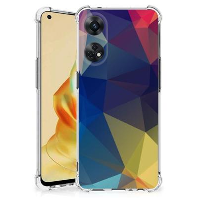 OPPO Reno8 T 4G Shockproof Case Polygon Dark OPPO Reno8 T 4G Shockproof Case Polygon Dark