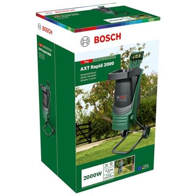 Bosch Groen Rapid-hakselaar AXT Rapid 2000 | Incl. aanduwstok - 0600853501