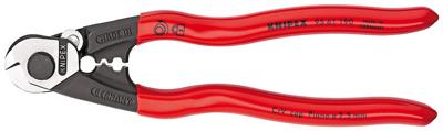 Knipex staaldraadschaar - 190 mm - kop gepolijst - 95 61 190