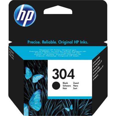 HP inktcartridge 304, 120 pagina's, OEM N9K06AE, zwart