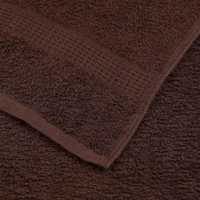 VidaXL Gastendoekjes 2 st 30x50 cm 360 g/m² 100% katoen bruin