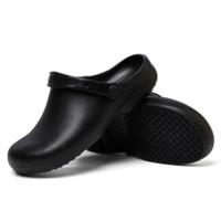 Keuken chef schoenen Food Service antislip water dichte olie-proof slippers grootte: 41 (zwart) - thumbnail