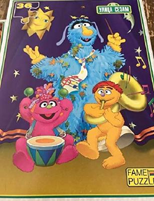 Sesamstraat puzzels set van 2 stuks, 2 x 36 stuks