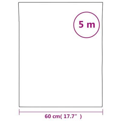 VidaXL Raamfolie mat 60x500 cm pvc transparant