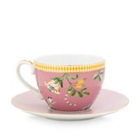 Pip Studio La Majorelle Cappuccino kop en schotel - thumbnail