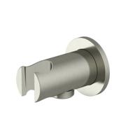 Hotbath Archie Wandsteun - uitlaat - geschikt voor handdouchehouder - RVS AR515IX - thumbnail