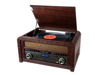 Muse Retro platenspeler – vinyl ontmoet modern met DAB+, CD, USB, cinch, hoofdtelefoonaansluiting en Bluetooth - thumbnail