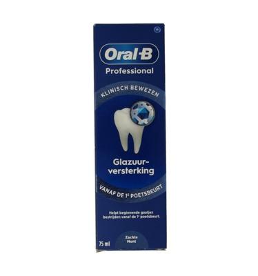 Oral B Tandpasta professional enamel strength clean mint 75 Milliliter
