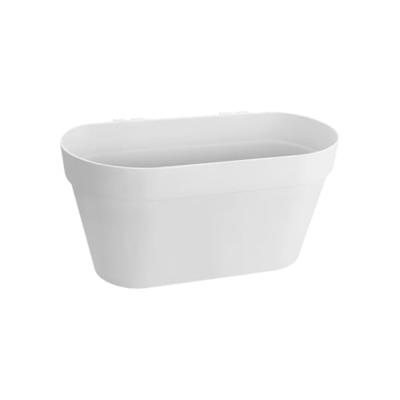 Elho loft urban wall duo wandbak 28 cm wit - thumbnail