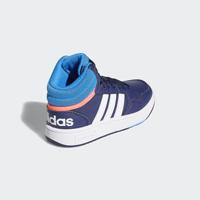 adidas Adidas hoops mid 3.0 sneakers blauw/oranje kinderen kinderen - thumbnail
