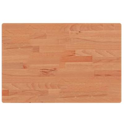Tafelblad rechthoekig 60x40x2,5 cm massief beukenhout