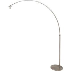 Steinhauer Booglamp Sparkled light 7268 staal