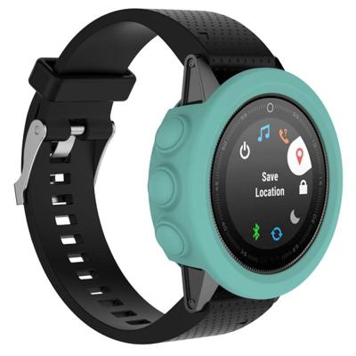 Effen kleur siliconen horloge beschermhoes voor de Garmin 5 / 5S / 5 X (mintgroen) Effen kleur siliconen horloge beschermhoes voor de Garmin 5 / 5S / 5 X (mintgroen)