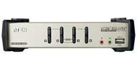 ATEN CS1734B-AT-G KVM-switch 4 poorten VGA USB 2048 x 1536 Pixel - thumbnail