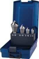 Promat/Tecwerk Dwarsgatverzinkborenset | 2-5/5-10/10-15/15-20 mm | HSS-Co | 4 delig kunststof cassette - 4000865500 - thumbnail