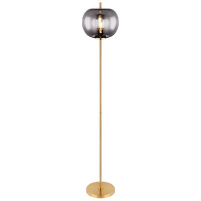 Globo Gouden vloerlampBlacky I enkel Ø 30cm - 15345SMM