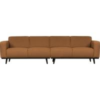 WOOOD Bank 'Statement' 4-zits, Bouclé, kleur Butter - thumbnail