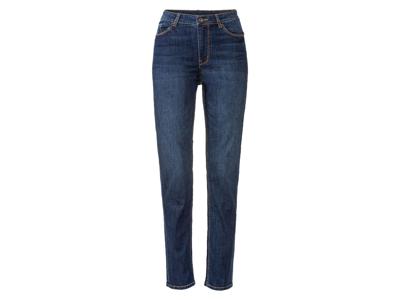 esmara Dames jeans - Straight fit (36, lang, Donkerblauw) esmara Dames jeans - Straight fit (36, lang, Donkerblauw)
